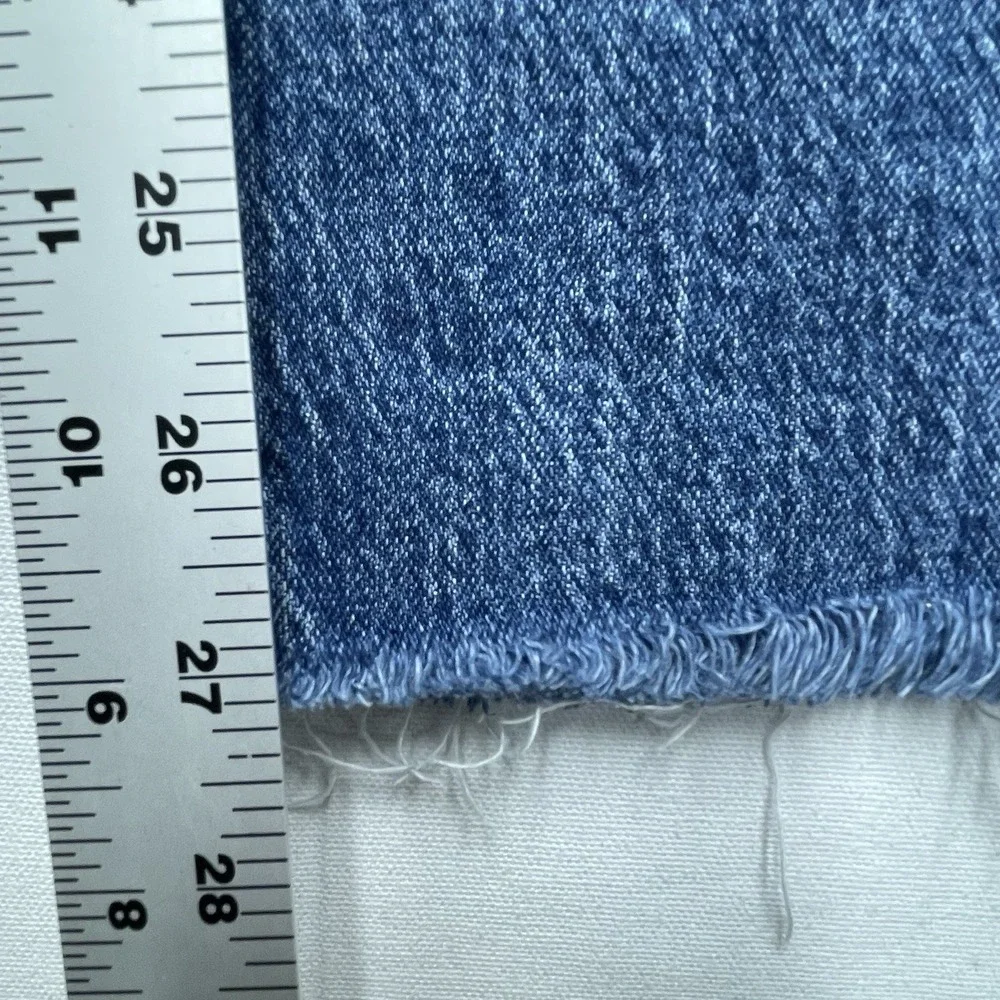 J Crew Women's‎ Jeans 32 Slim Boyfriend Blue Raw Hem